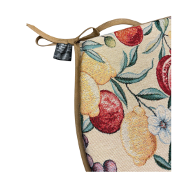 Tappezzeria di Frutta Naturale Cuscini per Sedili a Forma di D | Cuscini per Sedili Classici a Forma di D con Frutta