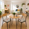 Cuscini per sedili a forma di D per camper classici | Cuscini per sedie moderne e divertenti a forma di D |