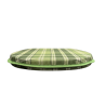 Highland Check Green D Shaped Seat Pads | Tartan D Shaped Seat Pads