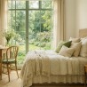 Highland Check Green D Shaped Seat Pads | Cuscini per sedie a forma di D in tartan