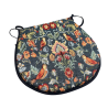 William Denim Tapestry D Shaped Seat Pads | D Shaped Blue Seat Pads