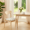 Small Bees Reversible 'D' Shape Seat Pad | Set of 4, 6 or 8 Chair Pads