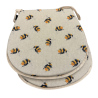 Cuscino per Sedia Reversibile a Forma di 'D' con Piccole Api | Set di 4, 6 o 8 Cuscini per Sedia