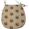 Rooster Reversible 'D' Shape Seat Pad | Set of double sided Chair Pads