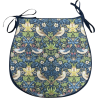 D Shaped Seat Pad Strawberry Thief Navy | Blue Floral D Shape Seat Pad