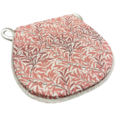 D Shaped Seat Pad Willow Bough Rust | D Shaped Patterned Seat Pads |