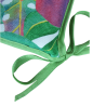 D Shaped Seat Pad Tropical Leaves | Modern Multicoloured Seat Pads |