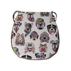Tapestry Hond D-vormige Stoelkussens | D-vormige Dieren Tapestry Stoelkussens