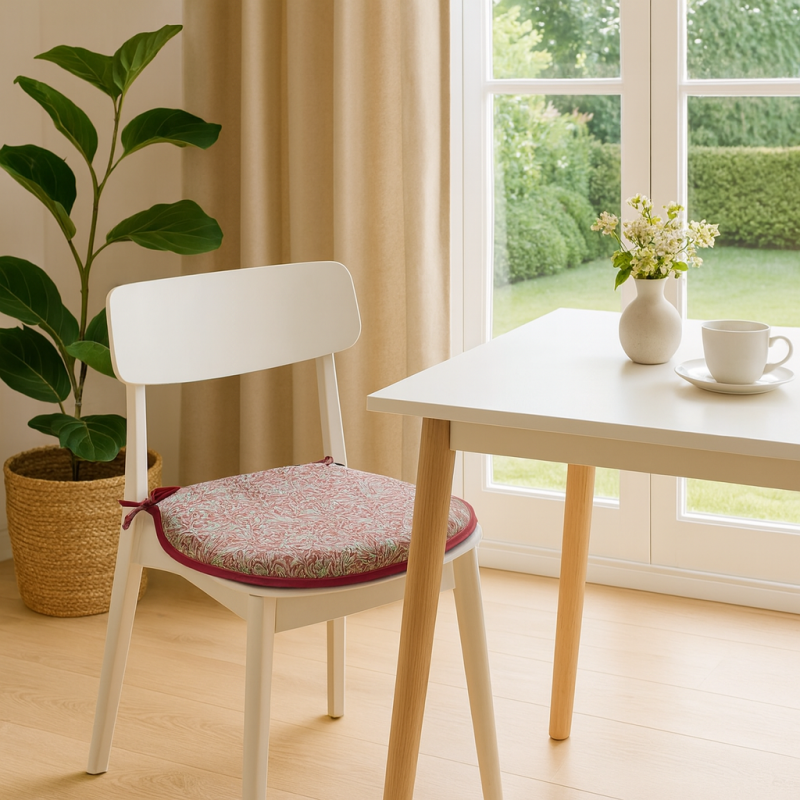 D-vormig zitkussen Snakeshead Crimson | D-vormige geprinte zitkussens |