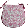 D Shaped Seat Pad Snakeshead Crimson | D Shaped Patterned Seat Pads |