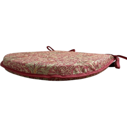 D Shaped Seat Pad Snakeshead Crimson | D Shaped Patterned Seat Pads |