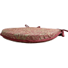 Coussin de siège en forme de D, motif tête de serpent cramoisi | Coussins de siège à motifs en forme de D |
