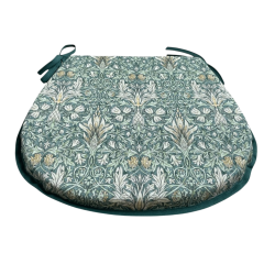Coussin d'assise en forme de D Snakeshead Forest | Coussins d'assise en forme de D William Morris