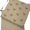Coussins de chaise carrés réversibles Small Cows | Lot de 2, 4, 6 ou 8 coussins