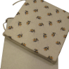 Bumble Bees Omkeerbare Vierkante Stoelkussens | Set van 2, 4, 6 of 8 Stoelkussens