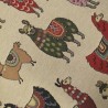 Tapestry Llama Square Seat Pads| Animal Print Tapestry Square Seat Pads