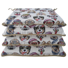Tapisserie Hund Quadratische Sitzkissen| Tiermuster Tapisserie Quadratische Sitzkissen