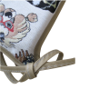 Coussins de siège carrés pour chien en tapisserie | Coussins de siège carrés en tapisserie à motifs animaliers