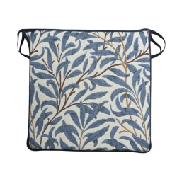 Vierkante Zitkussen Willow Bough Azure Tapestry | Blauwe Gevlekte Zitkussens