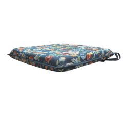 Cuscino Quadrato William Denim Arazzo | Cuscini per Seduta Arazzo Multicolore