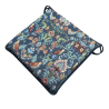 Cuscino Quadrato William Denim Arazzo | Cuscini per Seduta Arazzo Multicolore