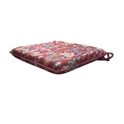 Square Seat Pad William Red Tapestry | Red Tapestry Square Chair Pads