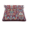 Square Seat Pad William Red Tapestry | Red Tapestry Square Chair Pads