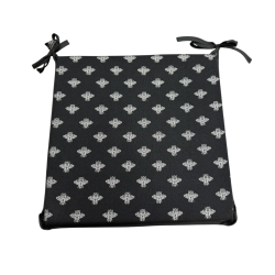 Small Bee Square Seat Pads | Extra Thick Non-Slip Square Chair Pads