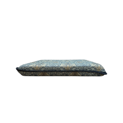 Square Seat Pad Snakeshead Denim |  William Morris Square Seat Pads