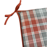 Highland Check Herbst Quadratische Sitzkissen | Geometrische Quadratische Sitzkissen