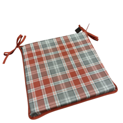Highland Check Herbst Quadratische Sitzkissen | Geometrische Quadratische Sitzkissen