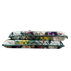 Cuscini Quadrati in Velluto a Forma di Fiore | Cuscini Quadrati per Sedie a Forma di Fiore