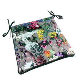 Cuscini Quadrati in Velluto a Forma di Fiore | Cuscini Quadrati per Sedie a Forma di Fiore
