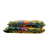 Coussins de chaise carrés en velours à motifs floraux | Coussins de siège carrés en velours à motifs floraux