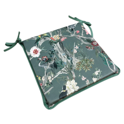 Cuscini Quadrati in Velluto Chinoiserie | Cuscini Quadrati in Velluto con Motivo