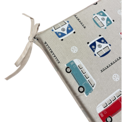 Cuscini Quadrati per Sedili di Camper Classici | Cuscini per Sedili Quadrati con Stampa Moderna