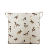 Coussins de siège carrés à motif canard colvert | Coussins de siège carrés modernes à motif animalier