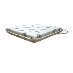 Coussins de siège carrés à motif canard colvert | Coussins de siège carrés modernes à motif animalier