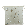 Shabby Duck quadratische Stuhlkissen | Moderne quadratische Sitzkissen mit Tiermuster