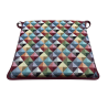 Coussins de siège carrés Big Holland Tapestry | Coussins de chaise carrés multicolores