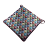 Coussins de siège carrés Big Holland Tapestry | Coussins de chaise carrés multicolores