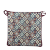 Azteken-Tapisserie-Quadratische Sitzkissen | Mehrfarbige quadratische Stuhlkissen |