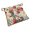 Cuscino Quadrato per Sedia Frutta Naturale Arazzo | Cuscino Quadrato Multicolore per Sedia