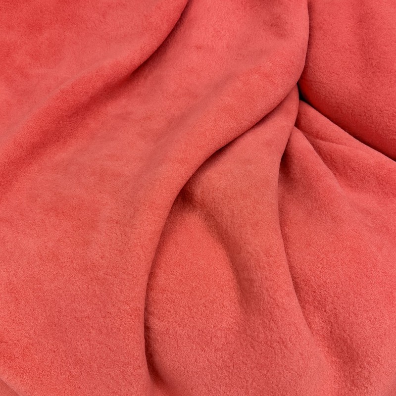 Coral Fleece Fabric | Peach Craft Fleece | Coral Crafting Fabric |