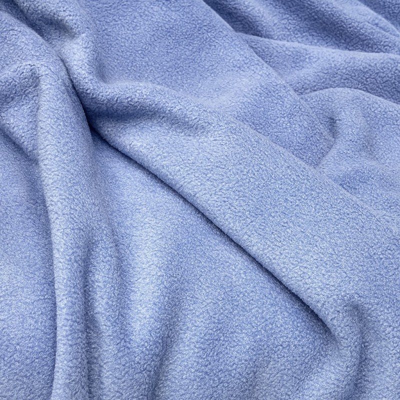Tissu polaire bleu ciel | Polaire bleu clair pour loisirs créatifs | Tissu bleu pour travaux manuels