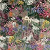 Velours de luxe - Rhapsody | Velours multicolore | Velours à motif floral