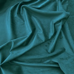 Teal Blue Velvet Fabric | Luxury Plain Velvets | Teal Crafting Velvet