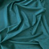 Tessuto in Velluto Blu Teal | Velluti di Lusso Semplici | Velluto per Artigianato Teal