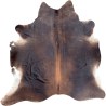 Large Natural Brown Cowhide | Brown Cow Hide Rug| Brown Hair on Hide |