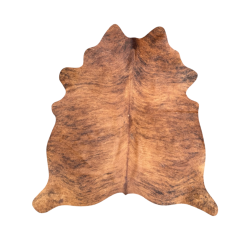 Large Brown Brindle Cowhide Rug| Brindle Cow Hide Rug| Brindle Cowskin
